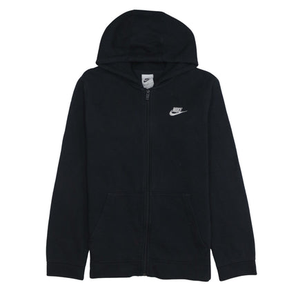 Nike Boys Black Full Zip Fleece Hoodie XL 158-170cm