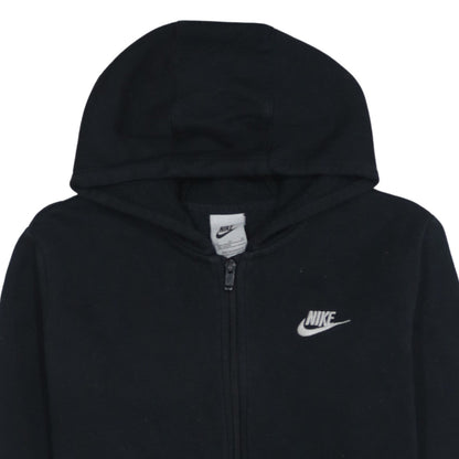 Nike Boys Black Full Zip Fleece Hoodie XL 158-170cm