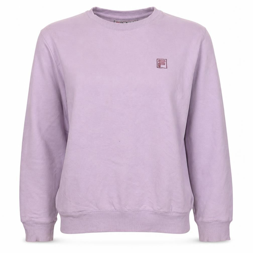 Womens UK Size M FILA Pink Pullover Sweatshirt