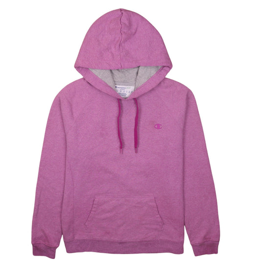 Womens UK Size L Champion Pink Pullover Hoodie