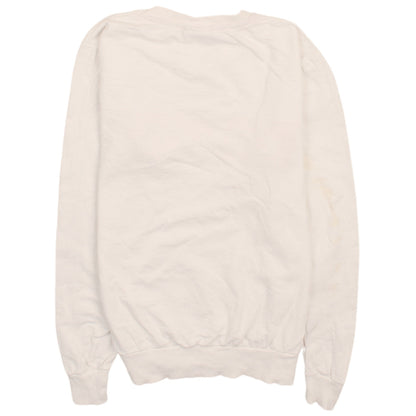 Mens UK Size S Levi's White Pullover Sweatshirt