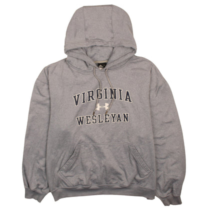Mens UK Size L Under armour Grey Pullover Hoodie