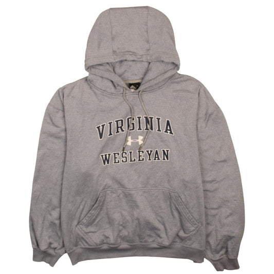 Mens UK Size L Under armour Grey Pullover Hoodie