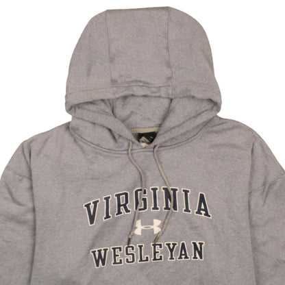 Mens UK Size L Under armour Grey Pullover Hoodie