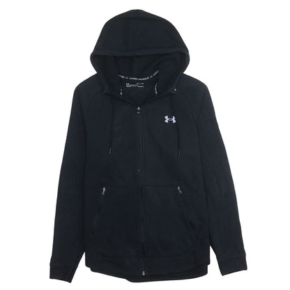 Mens UK Size S Under armour Black Full Zip Hoodie