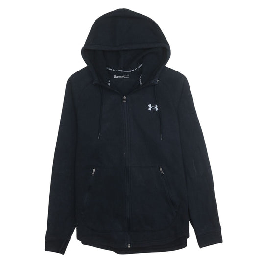 Mens UK Size S Under armour Black Full Zip Hoodie