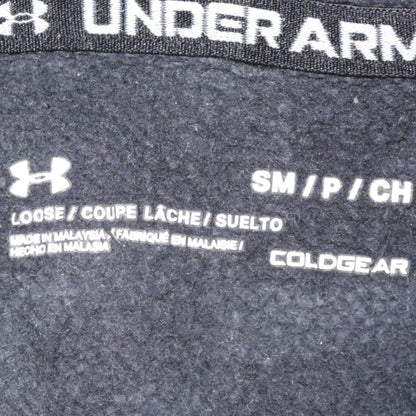 Mens UK Size S Under armour Black Full Zip Hoodie