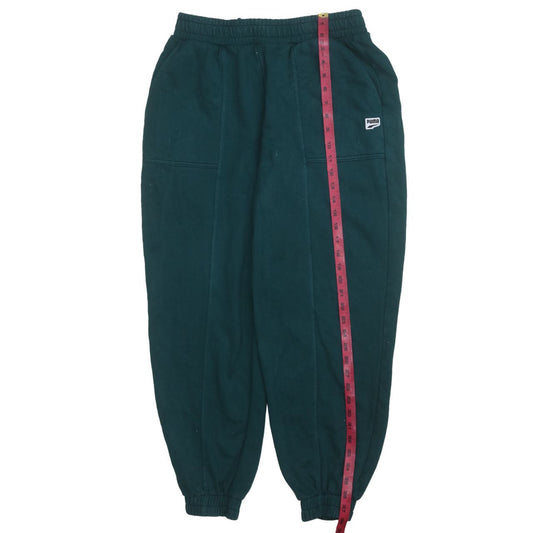 Mens UK Size M PUMA Regular Fit Jogger Green Trousers