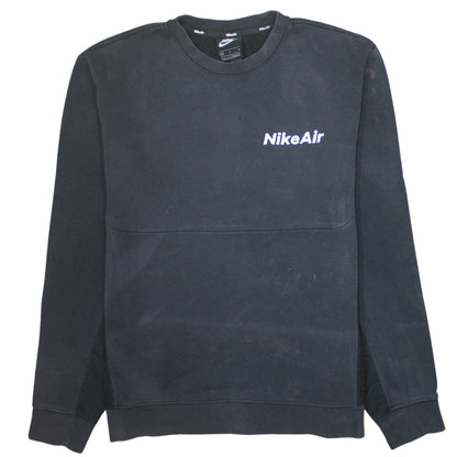 Mens UK Size M Nike Black Pullover Sweatshirt