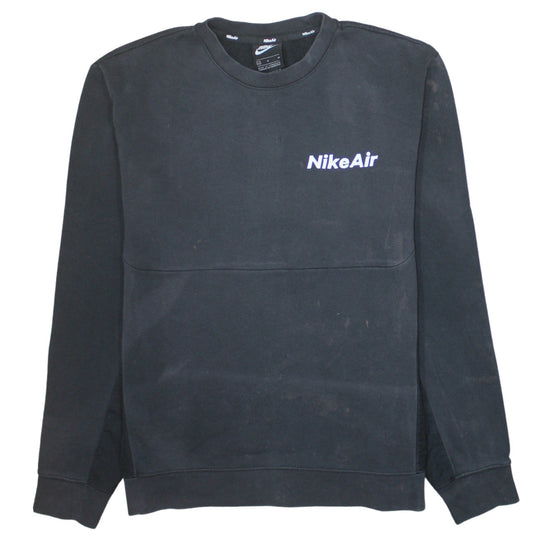 Mens UK Size M Nike Black Pullover Sweatshirt