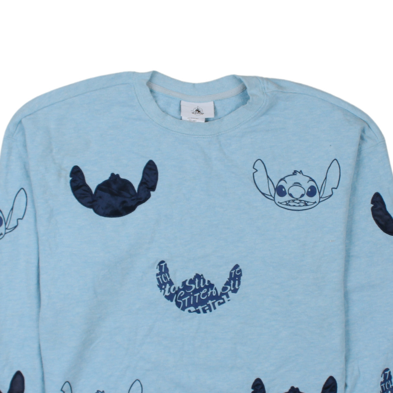 Womens UK Size S Disney Blue Pullover Sweatshirt