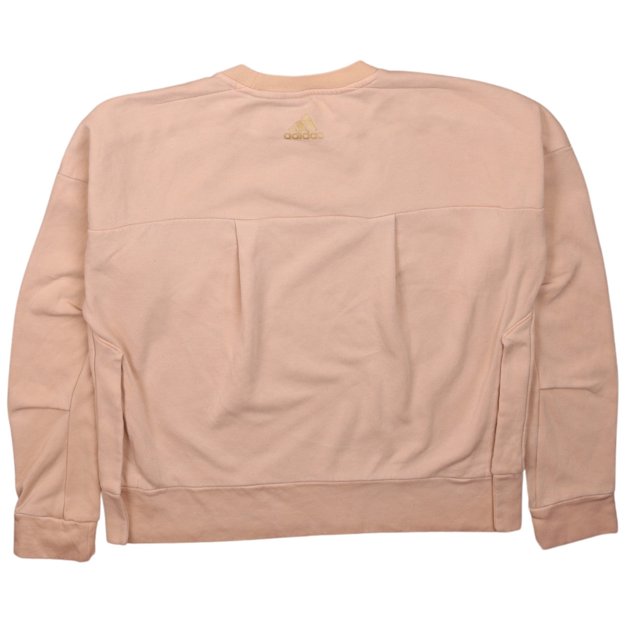 Womens UK Size S adidas Beige Pullover Sweatshirt
