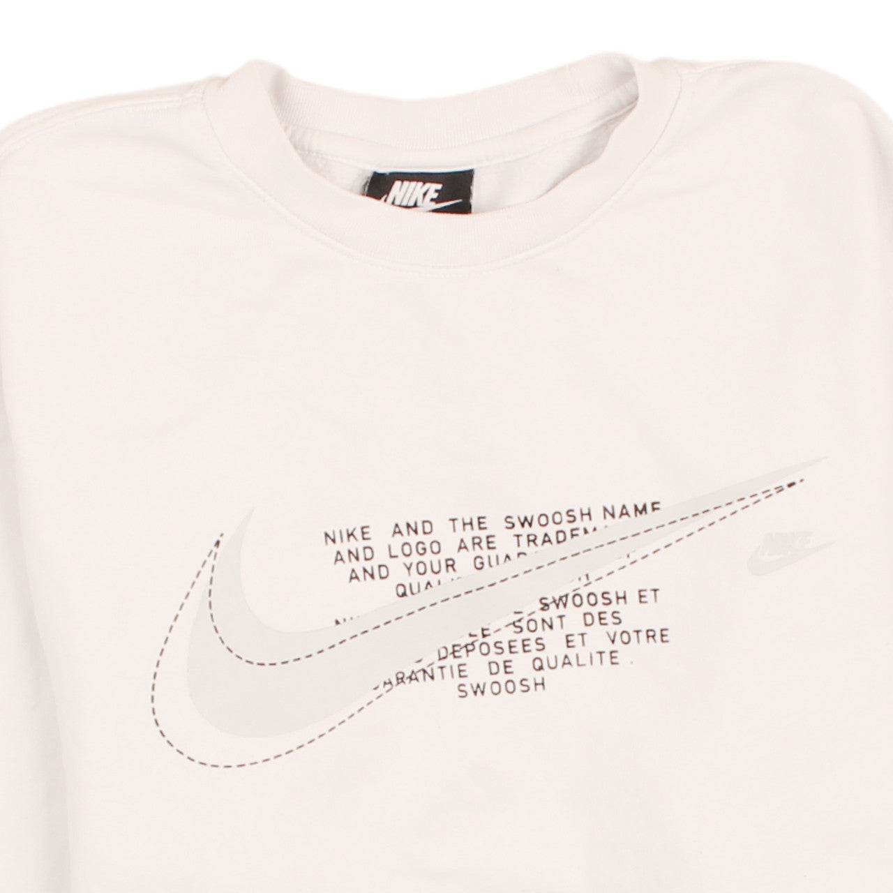 Mens UK Size S Nike White Pullover Sweatshirt
