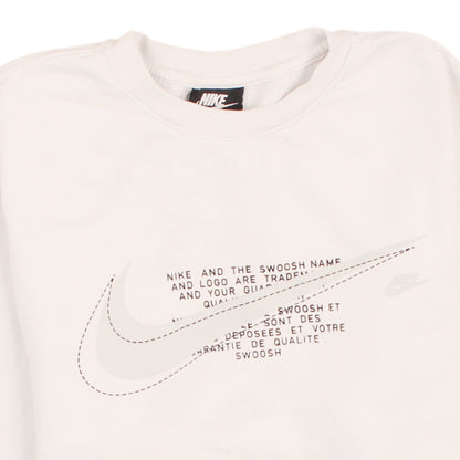 Mens UK Size S Nike White Pullover Sweatshirt