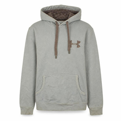 Mens UK Size S Under armour Grey Pullover Hoodie