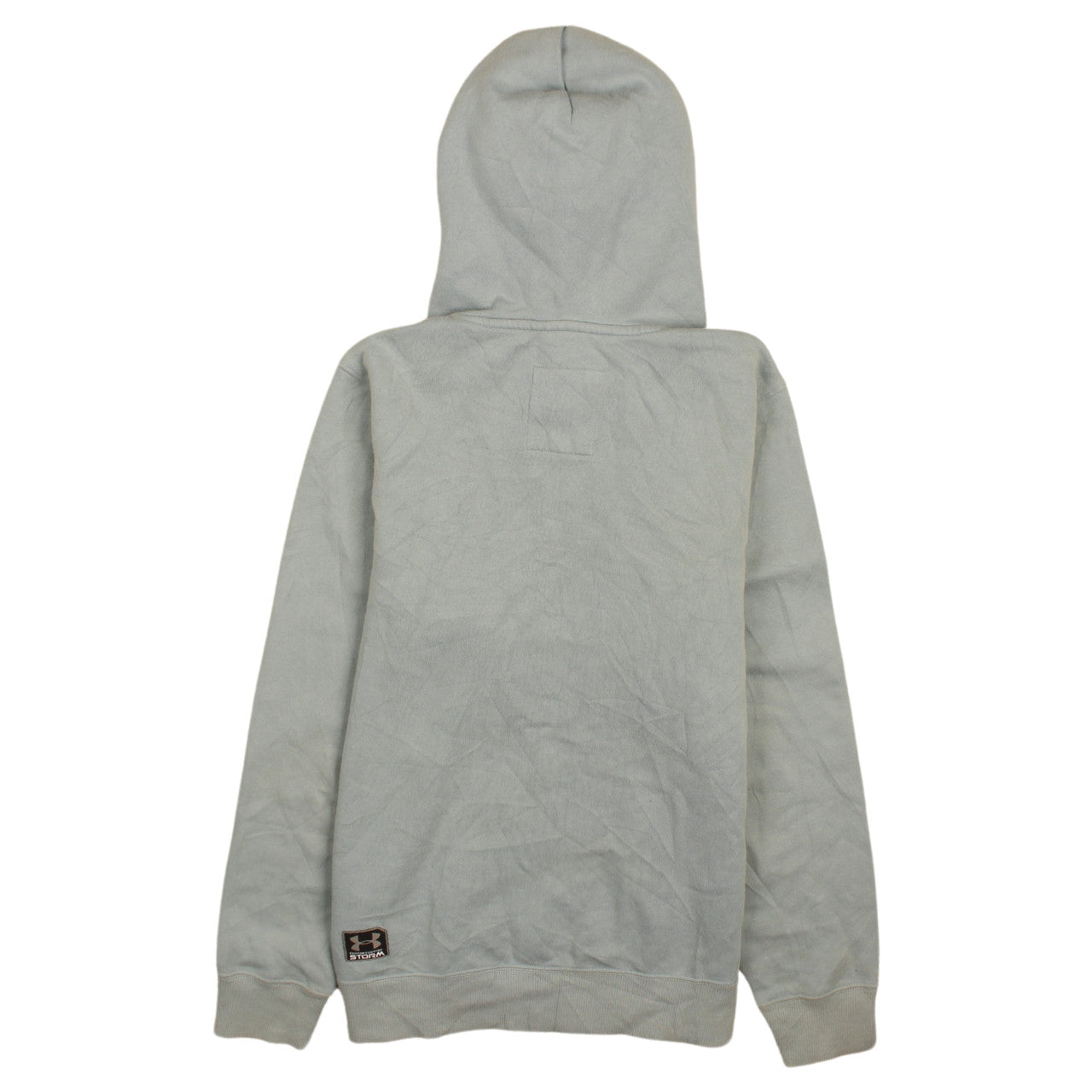 Mens UK Size S Under armour Grey Pullover Hoodie