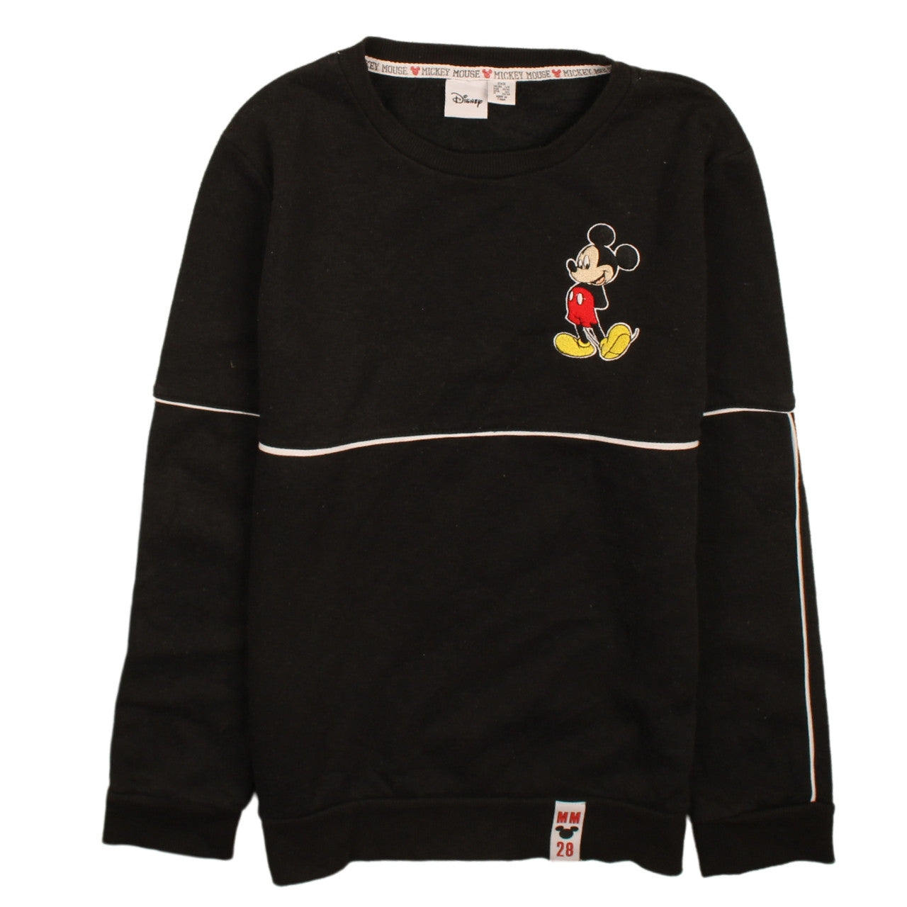 Womens UK Size 2XS Disney Black Pullover Sweatshirt