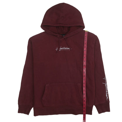 Mens UK Size S Hollister Red Pullover Hoodie