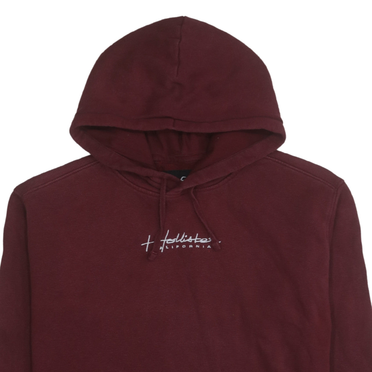 Mens UK Size S Hollister Red Pullover Hoodie