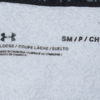 Mens UK Size S Under armour Blue Full Zip Hoodie