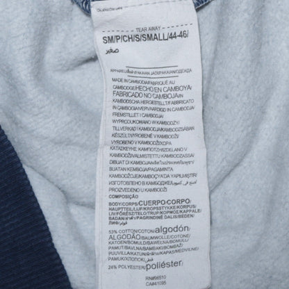 Mens UK Size S Under armour Blue Full Zip Hoodie