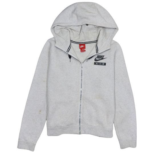 Mens UK Size L Nike Grey Full Zip Hoodie