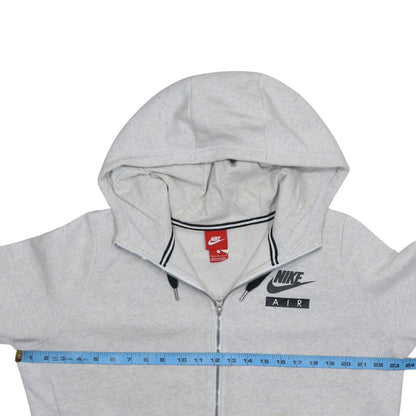 Mens UK Size L Nike Grey Full Zip Hoodie