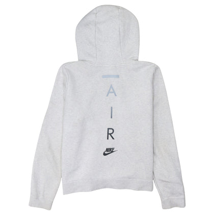 Mens UK Size L Nike Grey Full Zip Hoodie