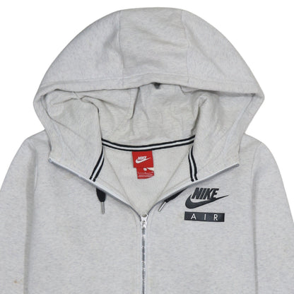 Mens UK Size L Nike Grey Full Zip Hoodie