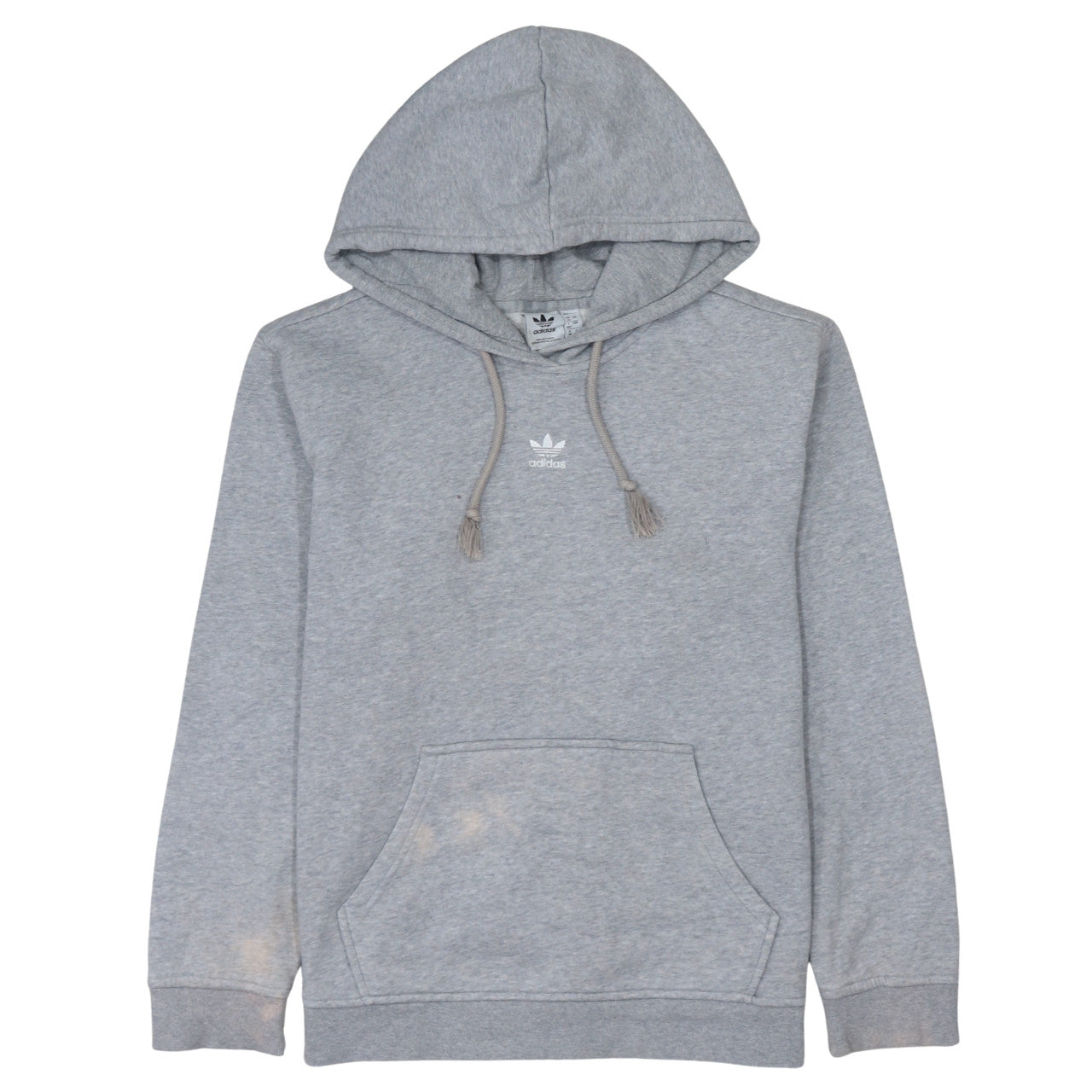 Womens UK Size 12 adidas Grey Pullover Hoodie