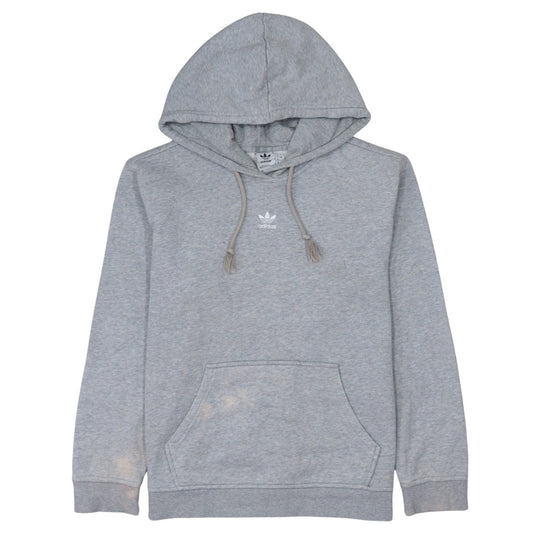 Womens UK Size 12 adidas Grey Pullover Hoodie