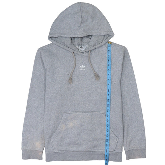 Womens UK Size 12 adidas Grey Pullover Hoodie