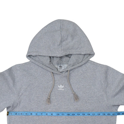 Womens UK Size 12 adidas Grey Pullover Hoodie