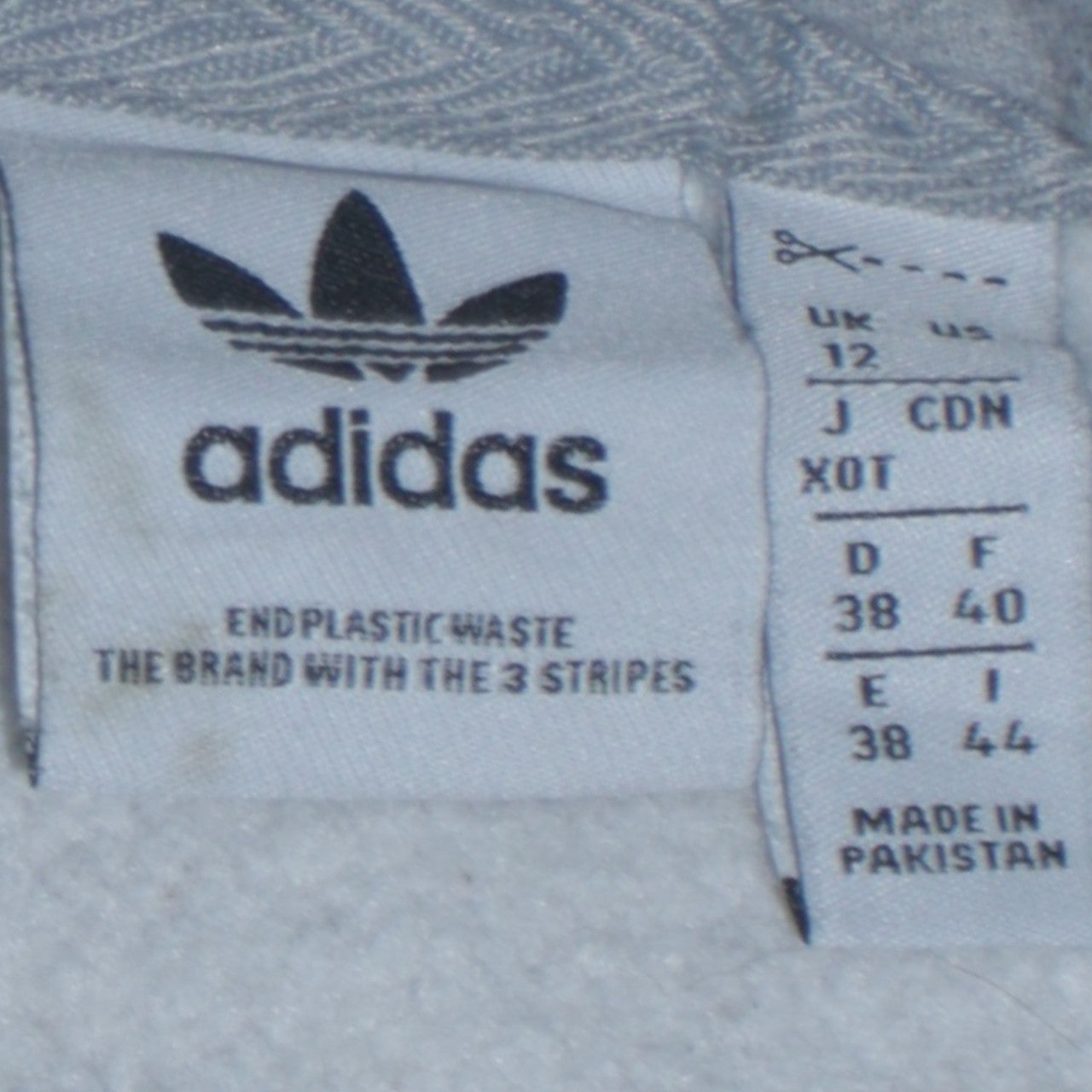 Womens UK Size 12 adidas Grey Pullover Hoodie