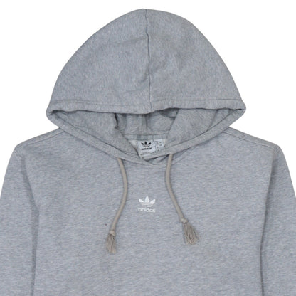 Womens UK Size 12 adidas Grey Pullover Hoodie