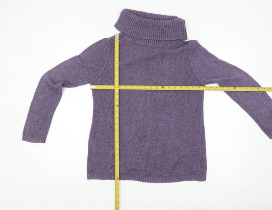 Womens UK Size 14 Marks and Spencer Purple Pullover Jumper