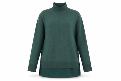 Womens UK Size S NEXT Green Tunic Jumper