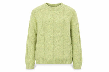 Marks & Spencer Women’s Green Cable-Knit Jumper Size M
