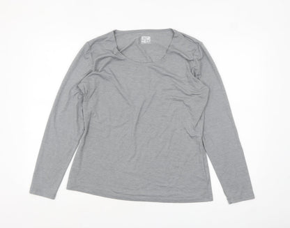 Womens UK Size XL 32 Degrees Grey Gym & Training Running & Jogging Walking T-Shi