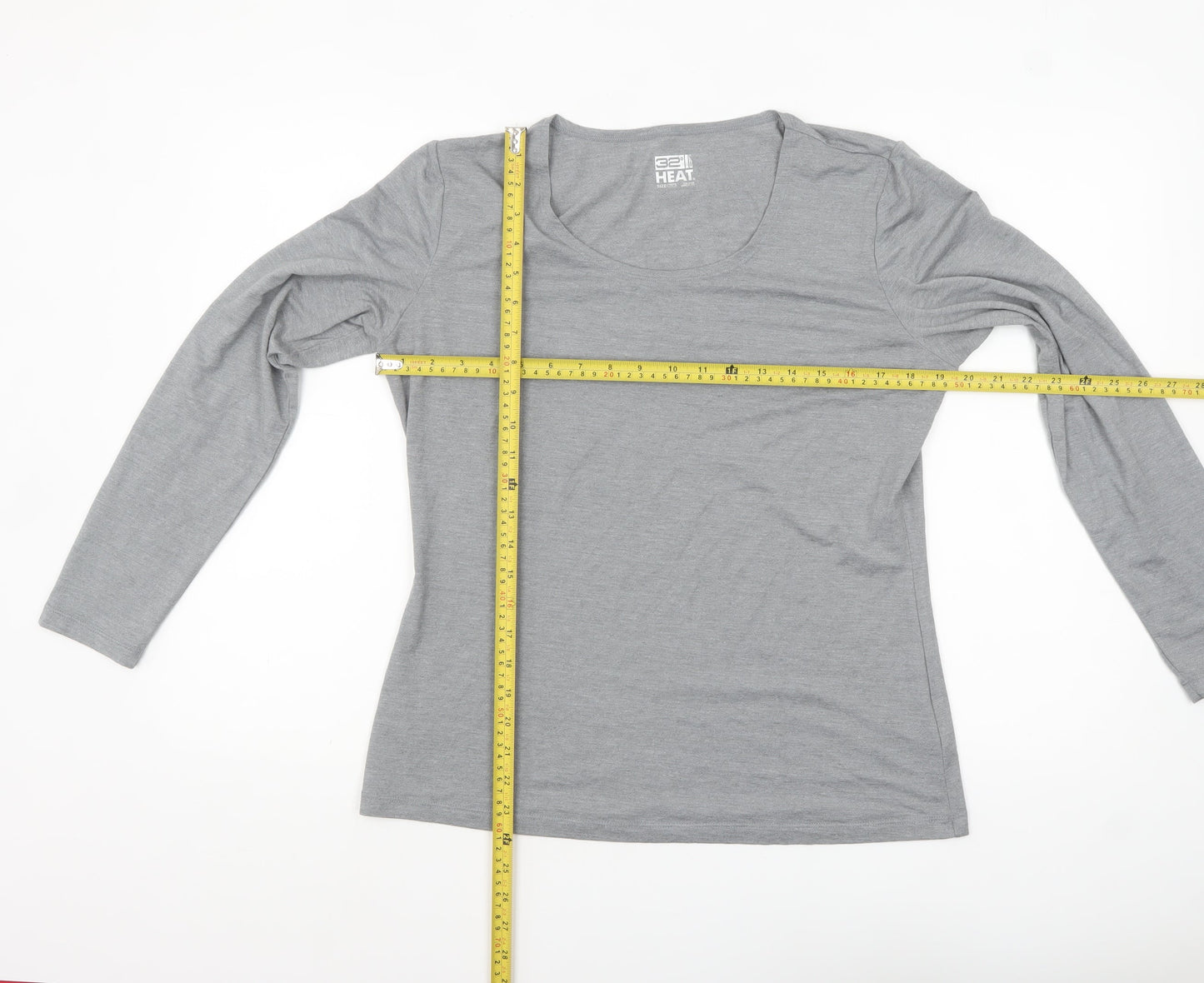 Womens UK Size XL 32 Degrees Grey Gym & Training Running & Jogging Walking T-Shi