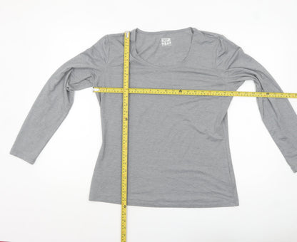 Womens UK Size XL 32 Degrees Grey Gym & Training Running & Jogging Walking T-Shi