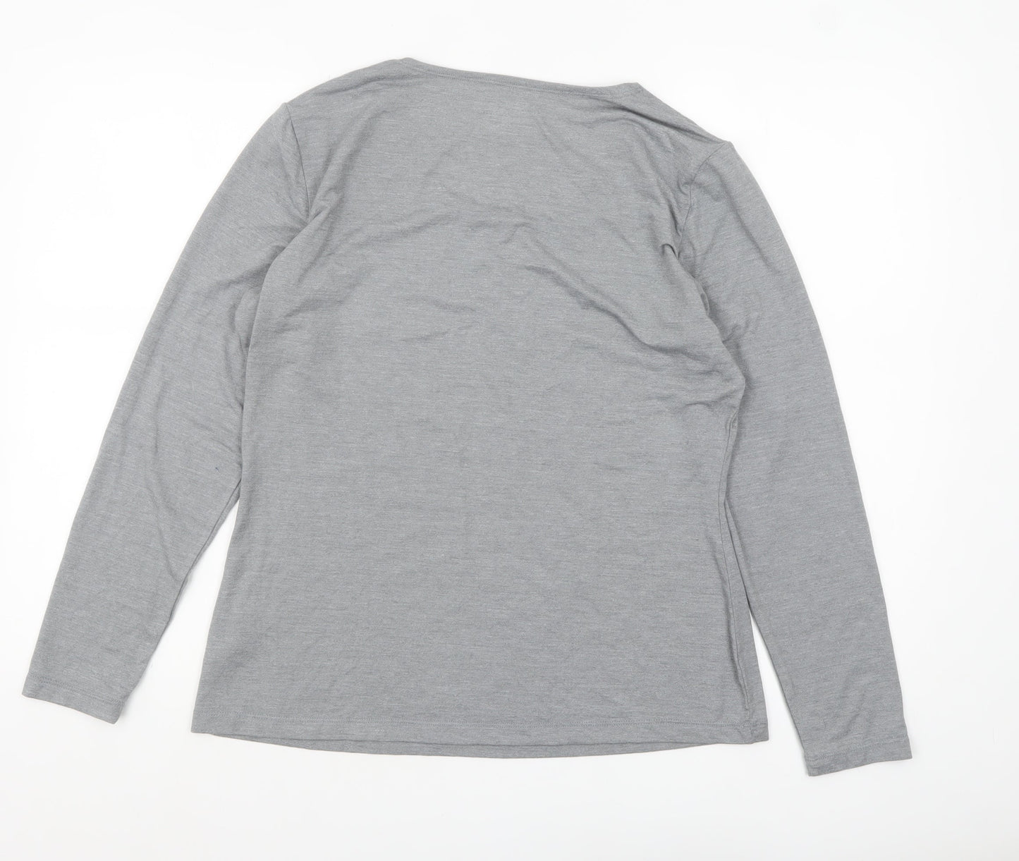Womens UK Size XL 32 Degrees Grey Gym & Training Running & Jogging Walking T-Shi