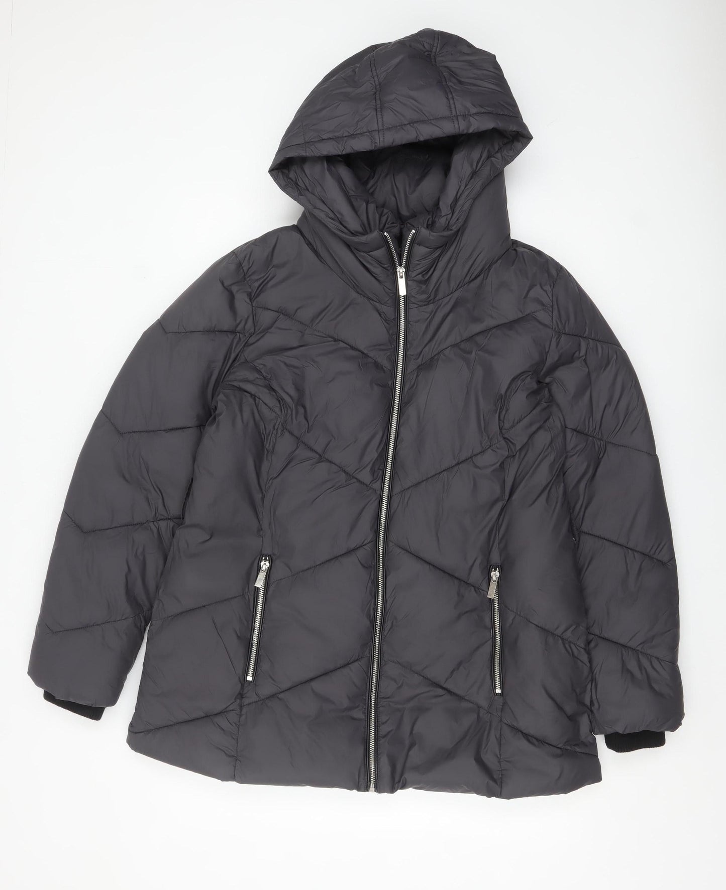 Womens UK Size 16 Phase Eight Black Puffer Jacket