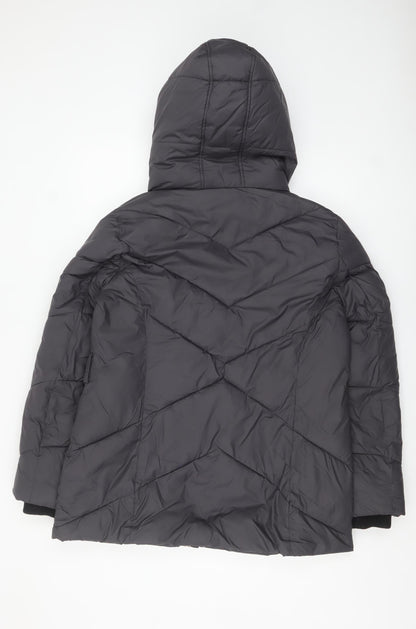 Womens UK Size 16 Phase Eight Black Puffer Jacket