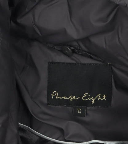Womens UK Size 16 Phase Eight Black Puffer Jacket