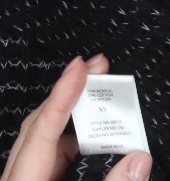 Womens UK Size XS @Republic Black Cardigan Jumper