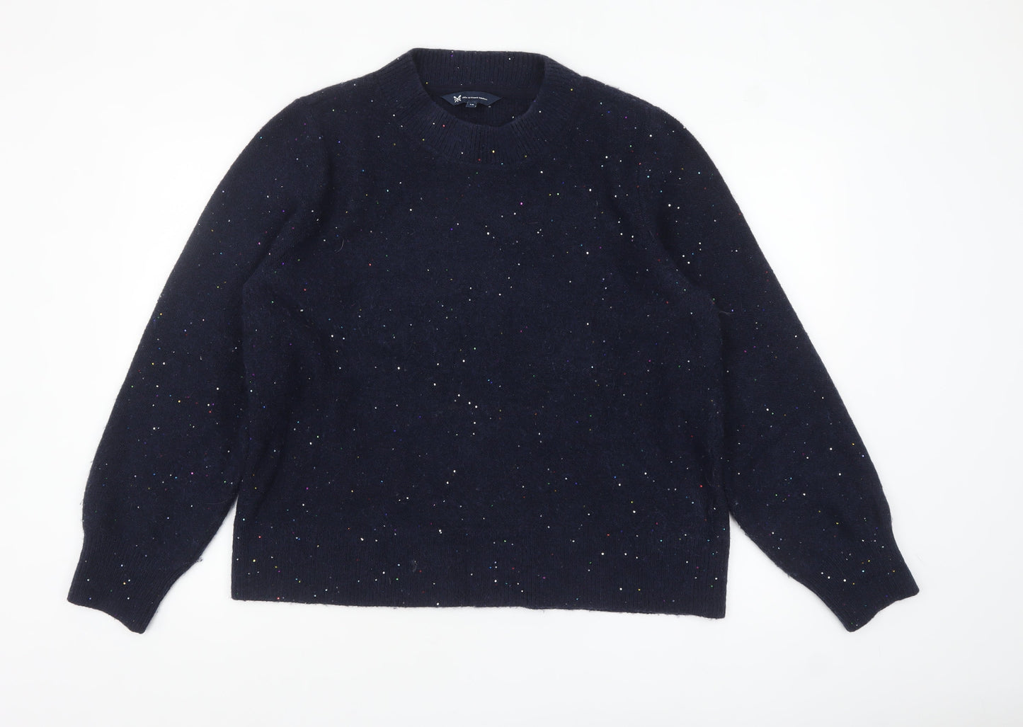 Womens UK Size 18 Crew Clothing Company Black Pullover Jumper