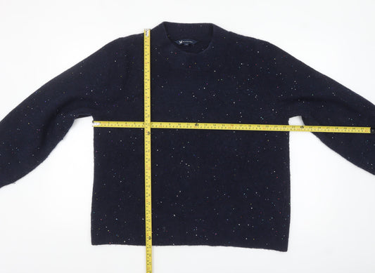 Womens UK Size 18 Crew Clothing Company Black Pullover Jumper