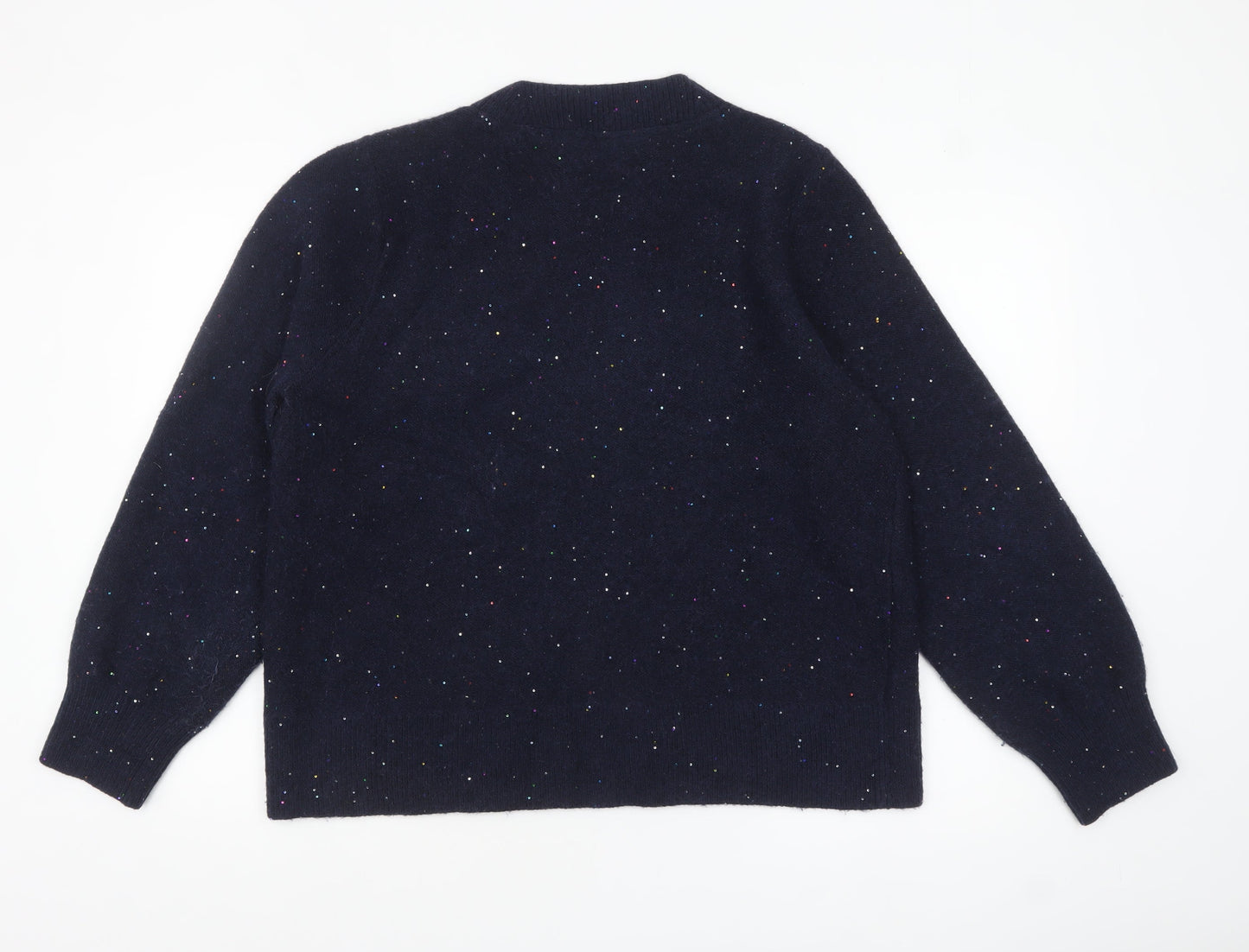 Womens UK Size 18 Crew Clothing Company Black Pullover Jumper