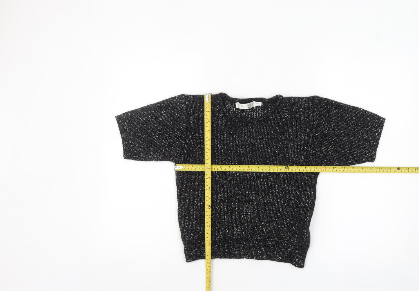 Womens UK Size One Size TIGI-WEAR Black Pullover Jumper